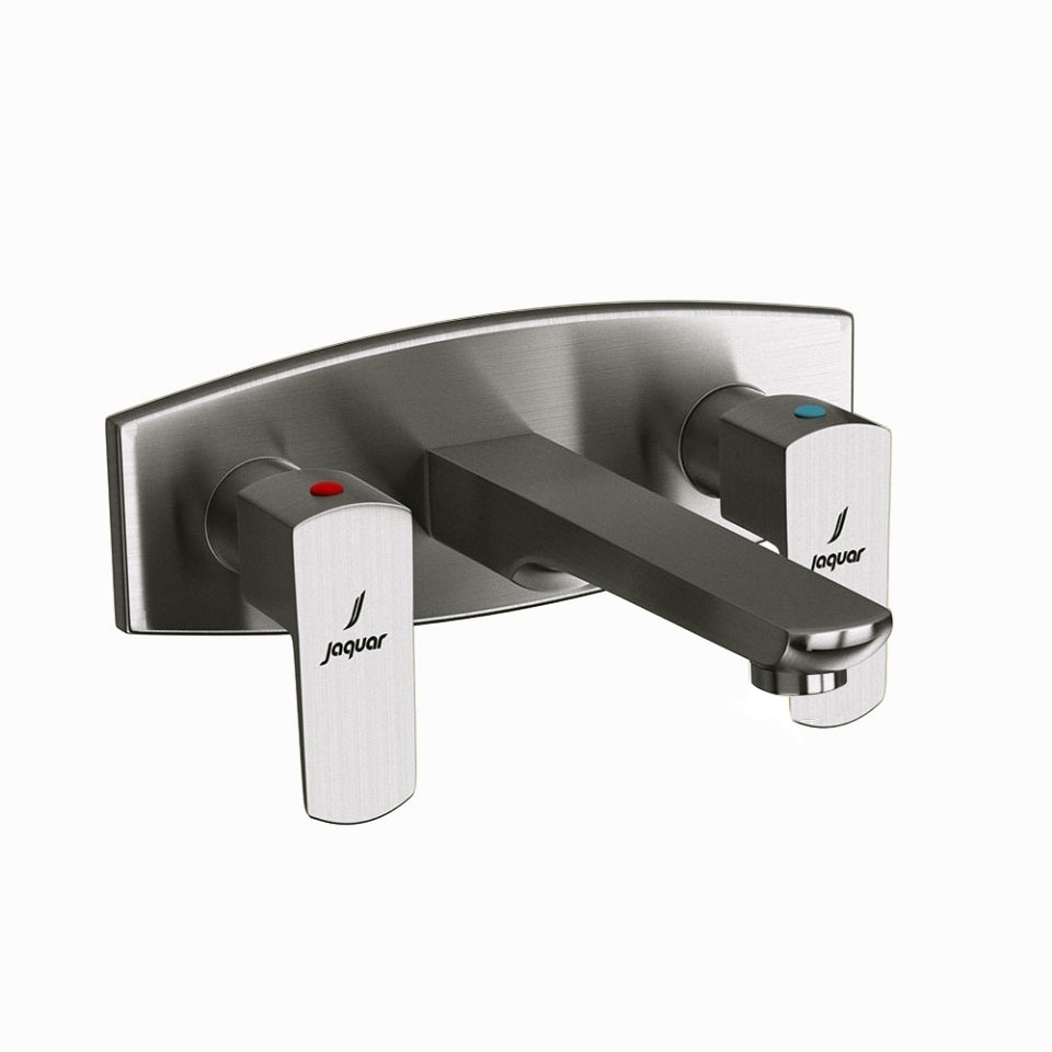 Hole Two Lever Wall Basin Mixer By Kubix Prime Jaquar Uae