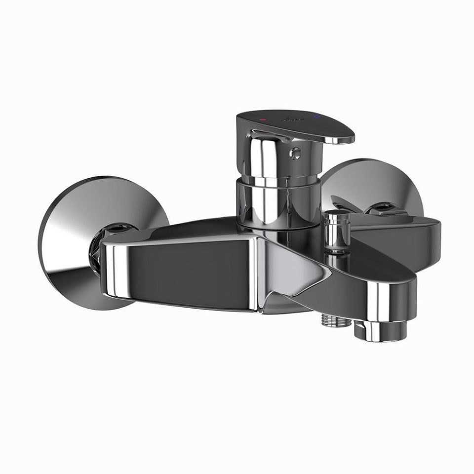 Picture of Single Lever Bath & Shower Mixer - Black Chrome