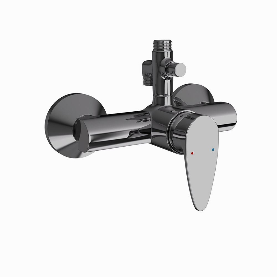 Picture of Single Lever Shower Mixer - Black Chrome