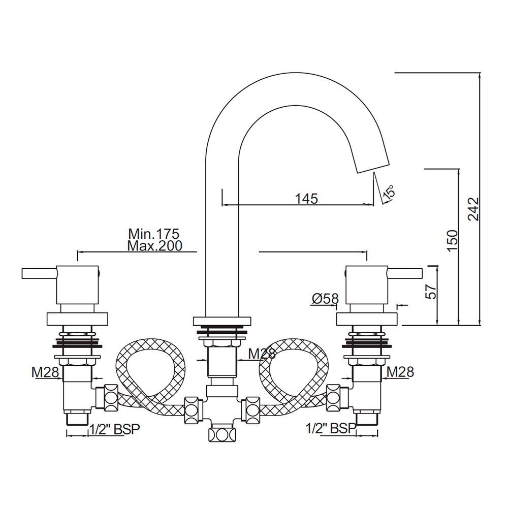 Jaquar Faucets Florentine Bath Tub Filler Flr Chr N Jaquar Uae