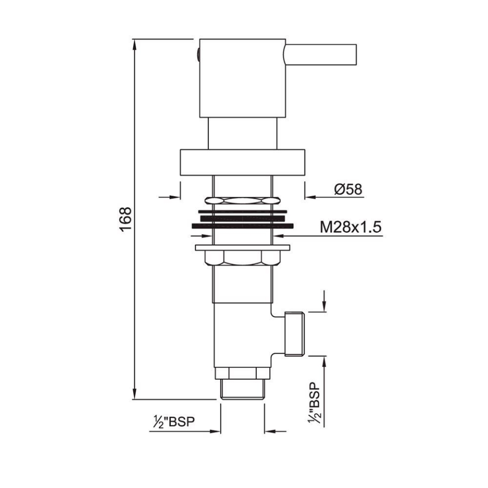 Deck Mounted Stop Valve By Florentine Jaquar Uae