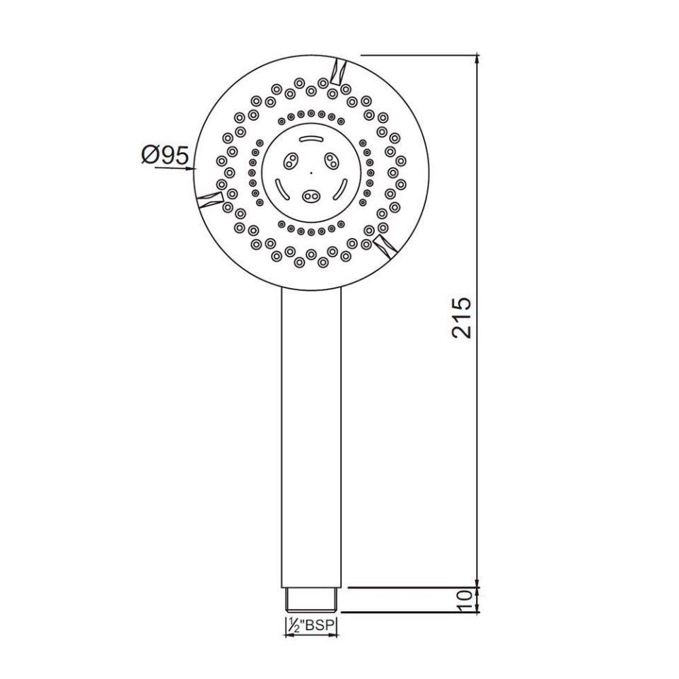 Showers Hand Shower Multi Flow Hand Shower Multi Flow HSH1739 Jaquar UAE