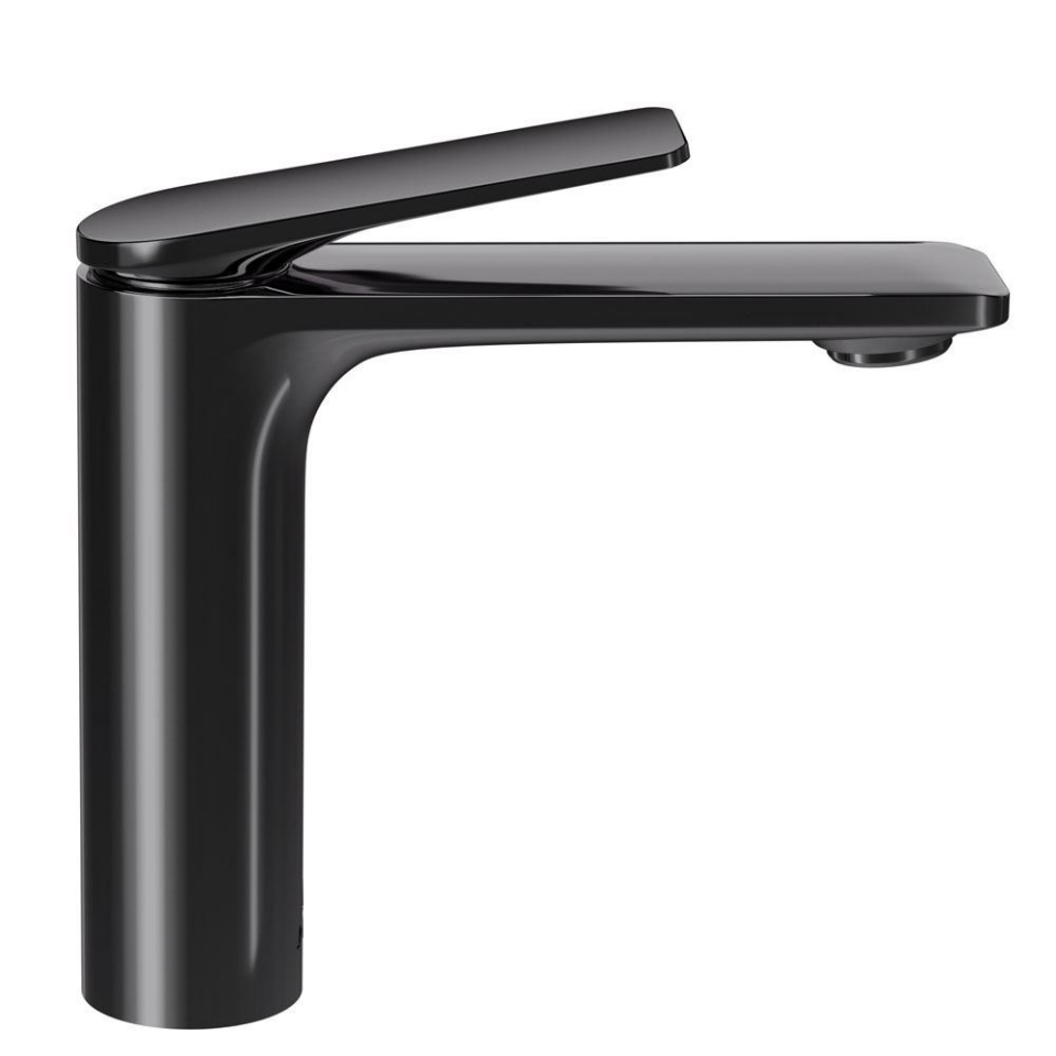 Picture of Single Lever Extended Basin Mixer - Black Chrome