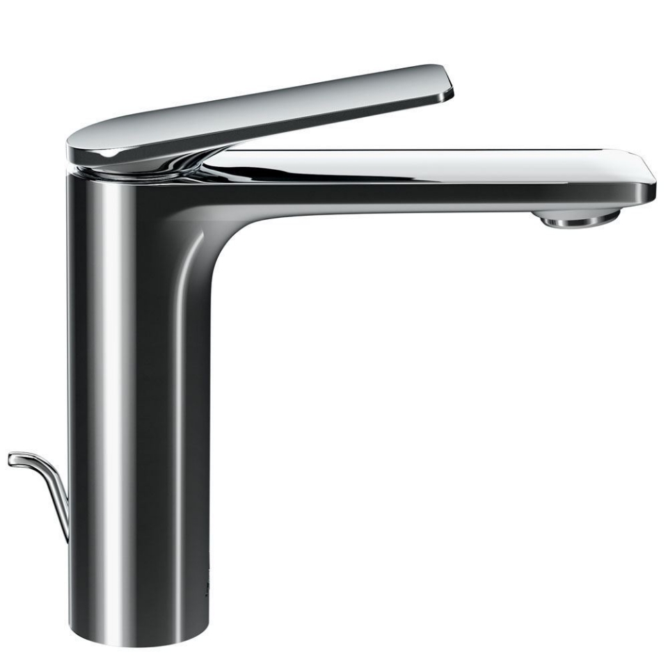 Picture of Single Lever Extended Basin Mixer with Popup Waste - Chrome