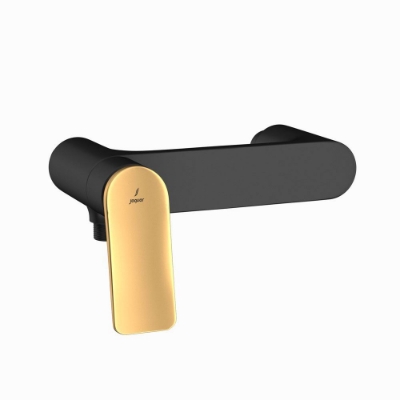 Picture of Single Lever Shower Mixer - Lever: Gold Matt PVD | Body: Black Matt