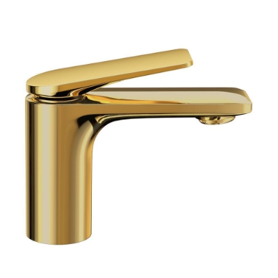 Picture of Single Lever Basin Mixer - Gold Bright PVD