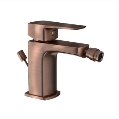 Picture of Single Lever Bidet Mixer with Popup Waste - Antique Copper