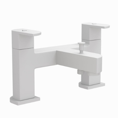 Picture of H Type Bath and Shower Mixer - White Matt