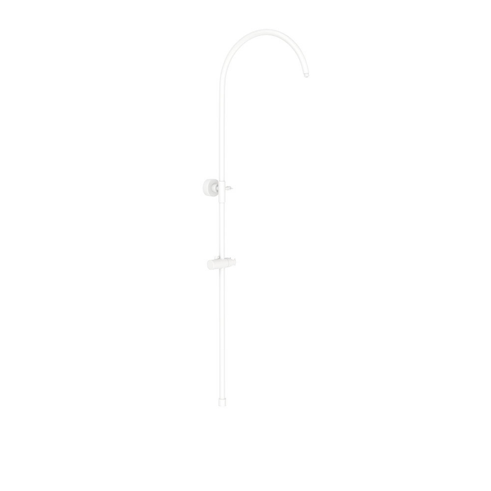 Picture of Exposed Shower Pipe for Bath & Shower Mixer - White Matt