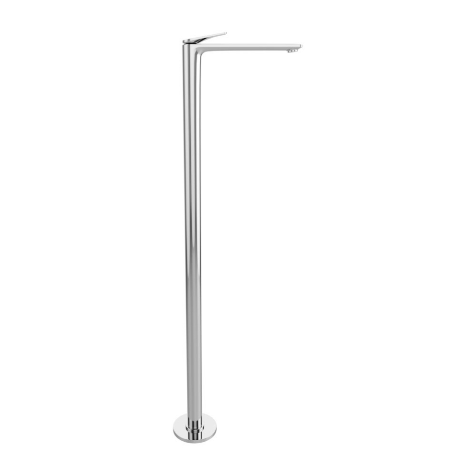 Picture of Floor Mounted Single Lever Basin Mixer - Chrome