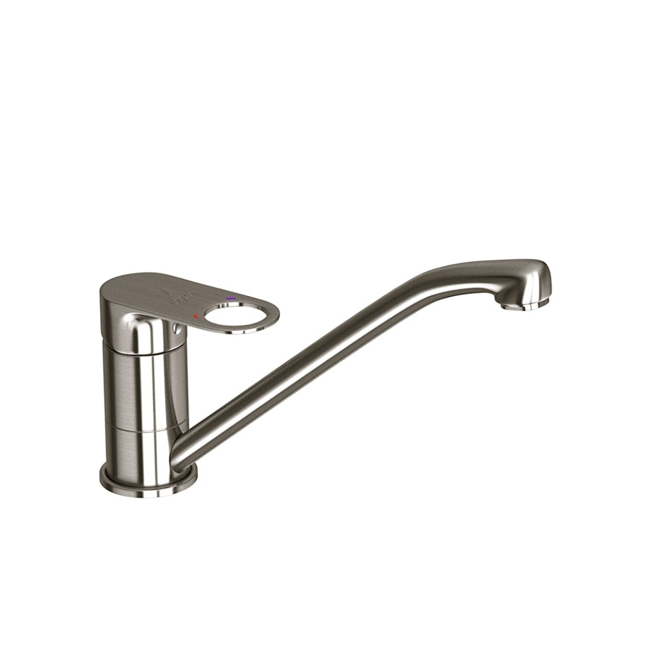 Picture of Single Lever Mono Sink Mixer - Stainless Steel