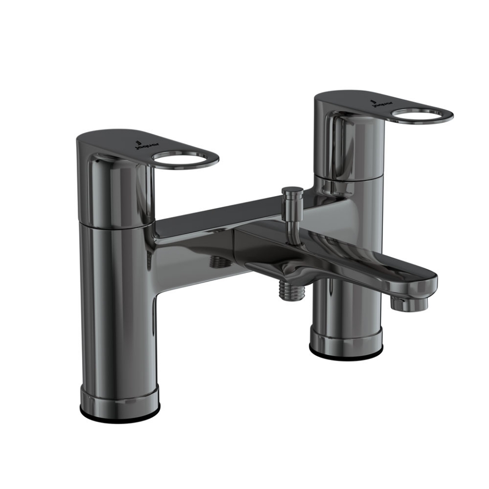 Picture of H Type Bath and Shower Mixer - Black Chrome