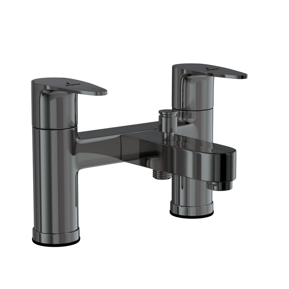 Picture of H Type Bath and Shower Mixer - Black Chrome