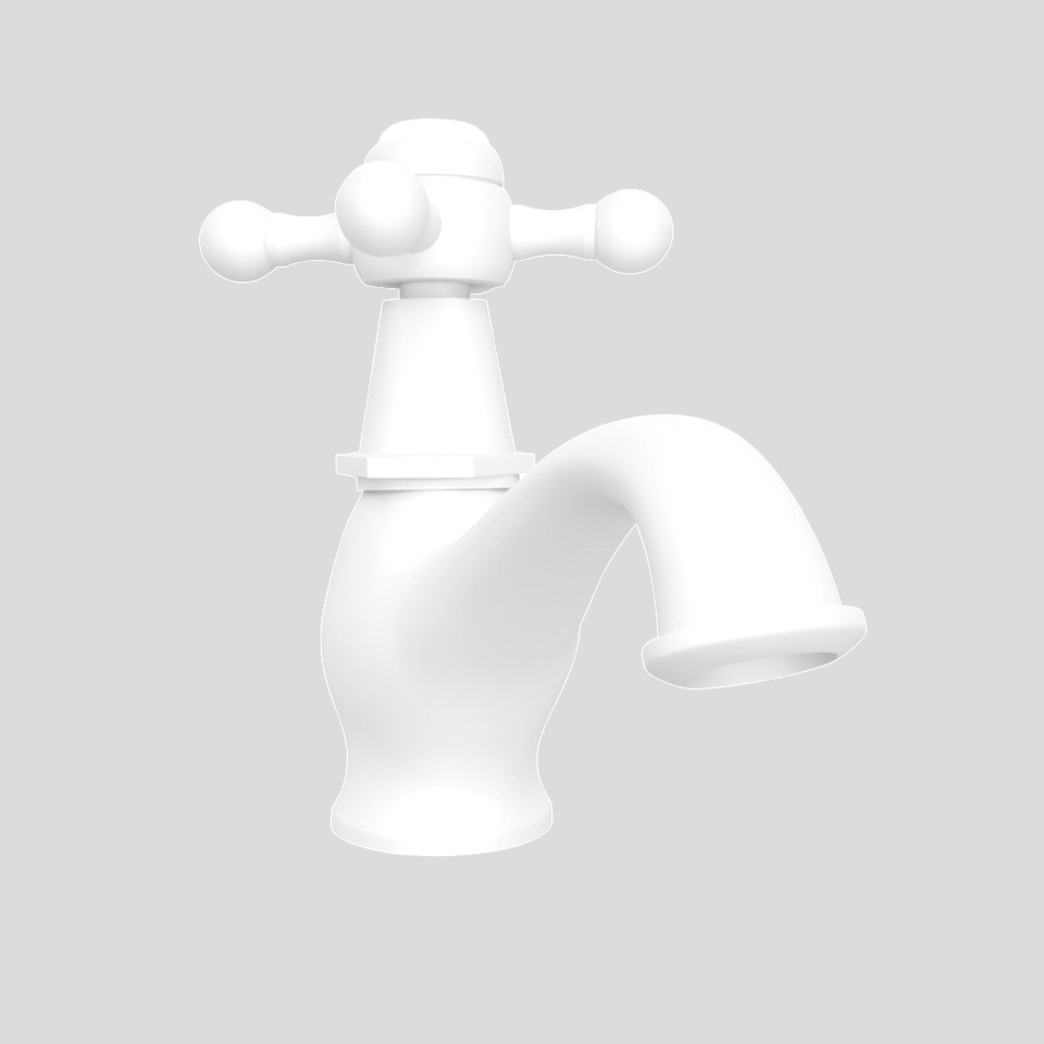 Picture of Basin Tap - White Matt