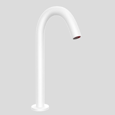 Picture of Blush High Neck Deck Mounted Sensor faucet - White Matt