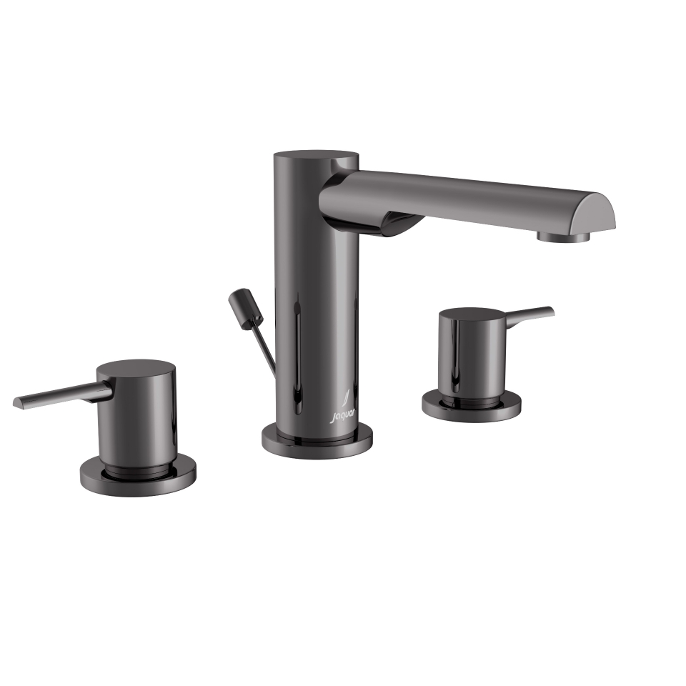 Picture of 3 hole Basin Mixer - Black Chrome