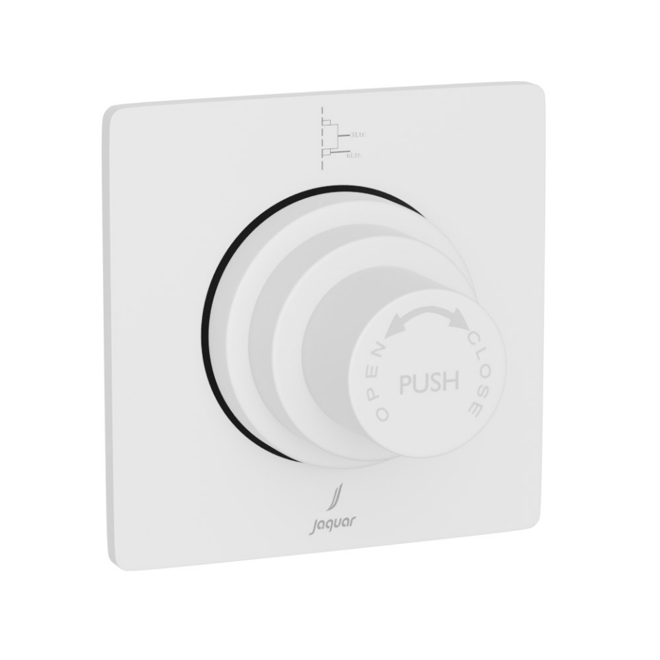 Picture of Metropole Dual Flow In-wall Flush Valve - White Matt