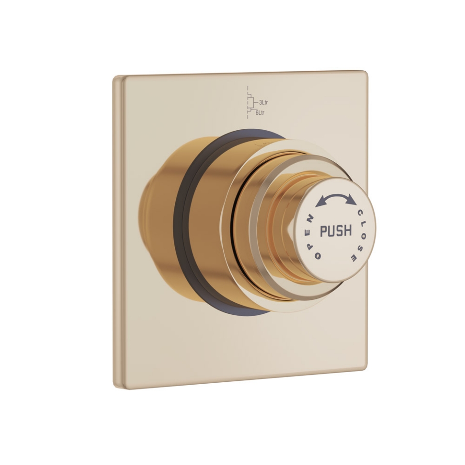 Picture of Metropole Regular In-wall Flush Valve - Auric Gold