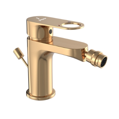 Picture of Single Lever Bidet Mixer with Popup Waste - Auric Gold