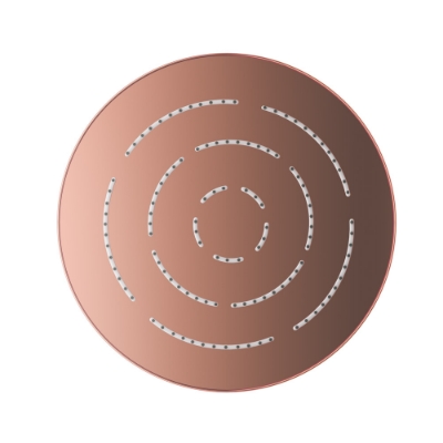 Picture of Single Function Round Shape Maze Overhead Shower - Blush Gold PVD