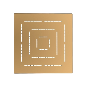 Picture of Square Shape Maze Overhead Shower - Gold Matt PVD