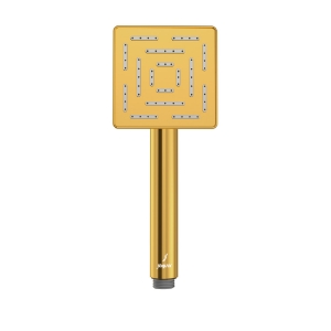 Picture of Single Function Square Shape Maze Hand Shower - Gold Bright PVD
