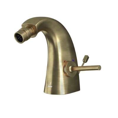 Picture of Joystick Bidet Mixer with Popup Waste - Antique Bronze