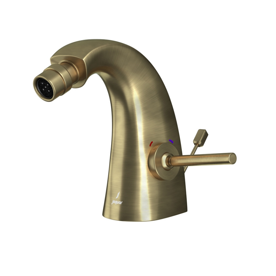 Picture of Joystick Bidet Mixer with Popup Waste - Antique Bronze