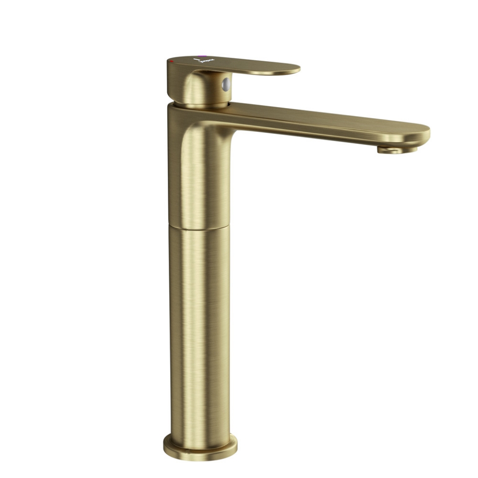 Picture of Single Lever High Neck Basin Mixer - Antique Bronze