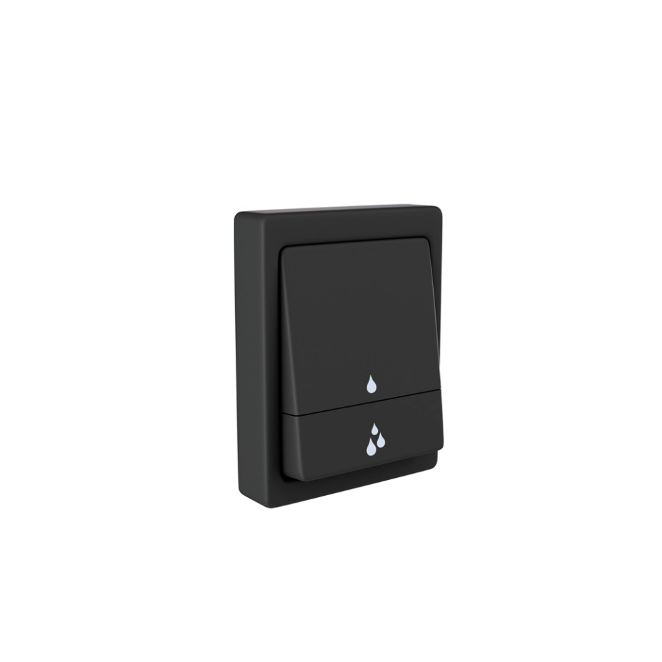 Picture of Metropole Dual Flow In-wall Flush Valve - Black Matt