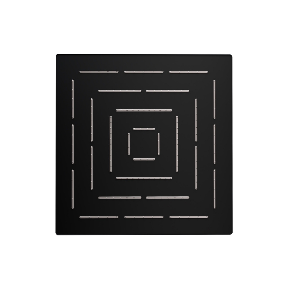 Picture of Square Shape Maze Overhead Shower - Black Matt