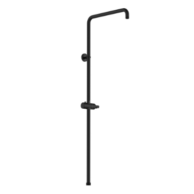 Picture of Exposed Shower Pipe with Hand Shower Holder, L-Type - Black Matt