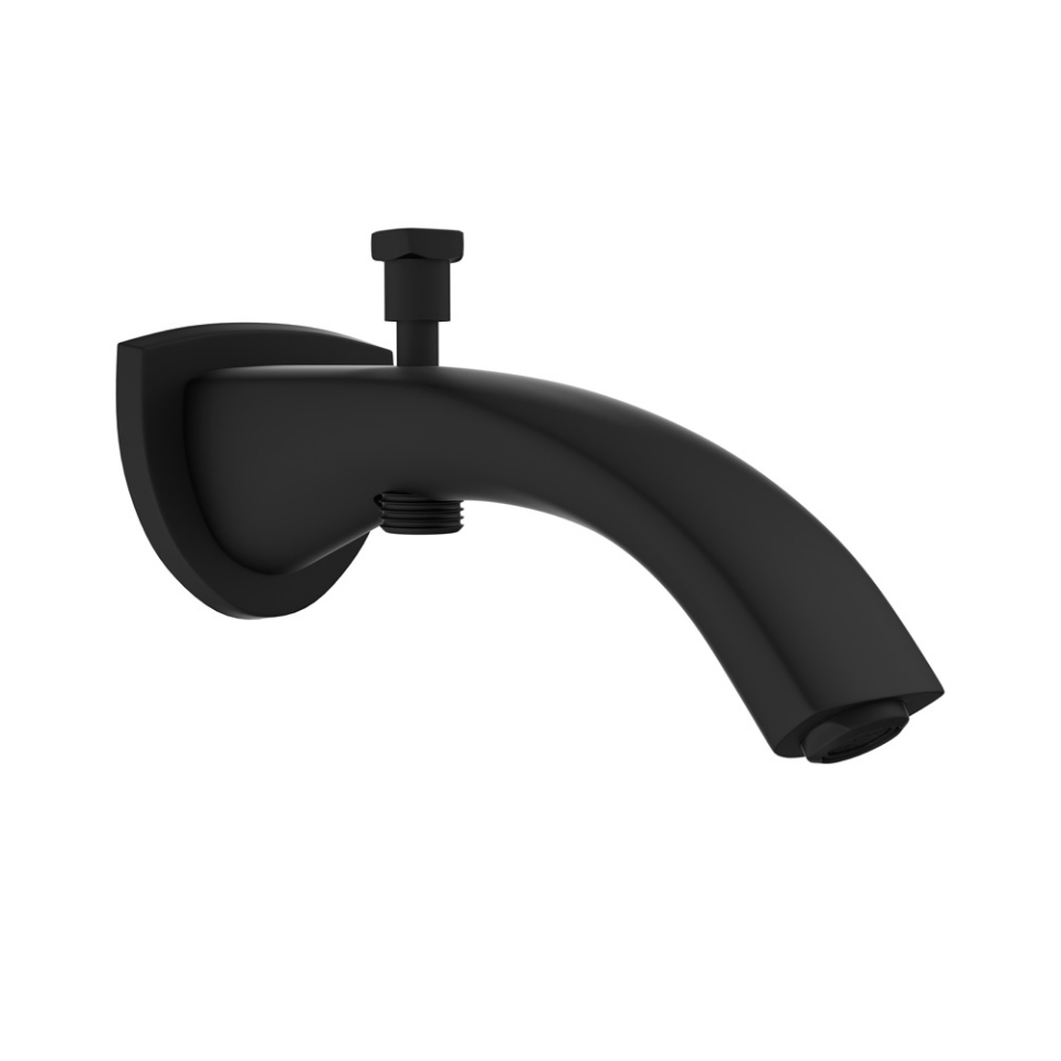 Picture of Arc Bath spout - Black Matt