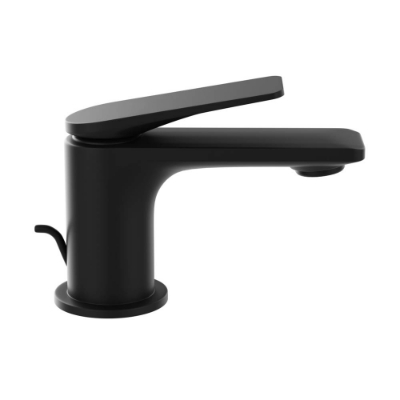 Picture of Single Lever Basin Mixer with Popup Waste - Black Matt