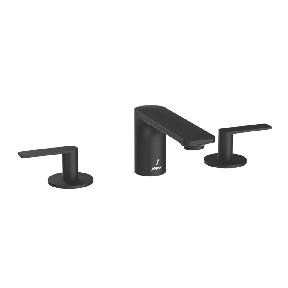 Picture of 3-Hole Basin Mixer - Black Matt