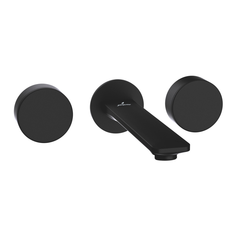 Picture of Exposed Part Kit of In-wall 3-Hole Basin Mixer - Black Matt