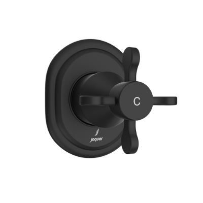 Picture of In-wall Stop Valve 15 mm - Black matt