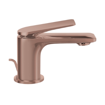 Picture of Single Lever Basin Mixer with Popup Waste - Blush Gold PVD