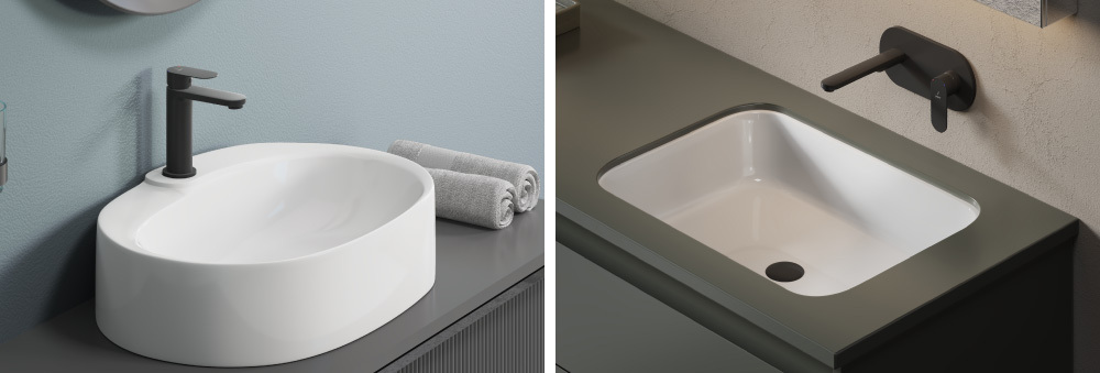 Under Counter Basins Vs. Table Top Basins