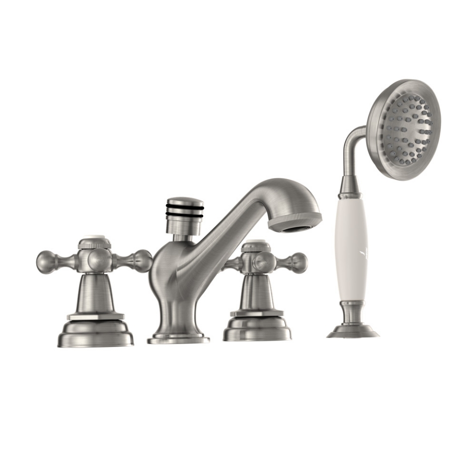 Picture of 4-hole Bath & Shower Mixer - Stainless Steel