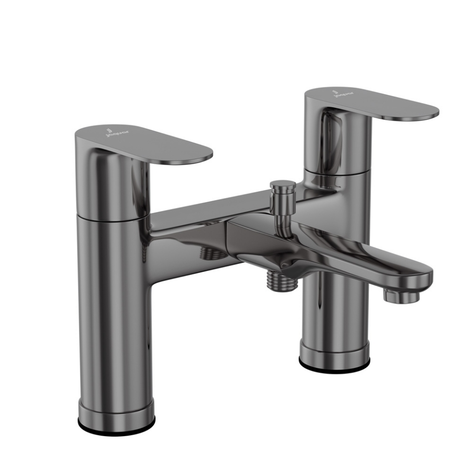 Picture of H Type Bath and Shower Mixer - Black Chrome