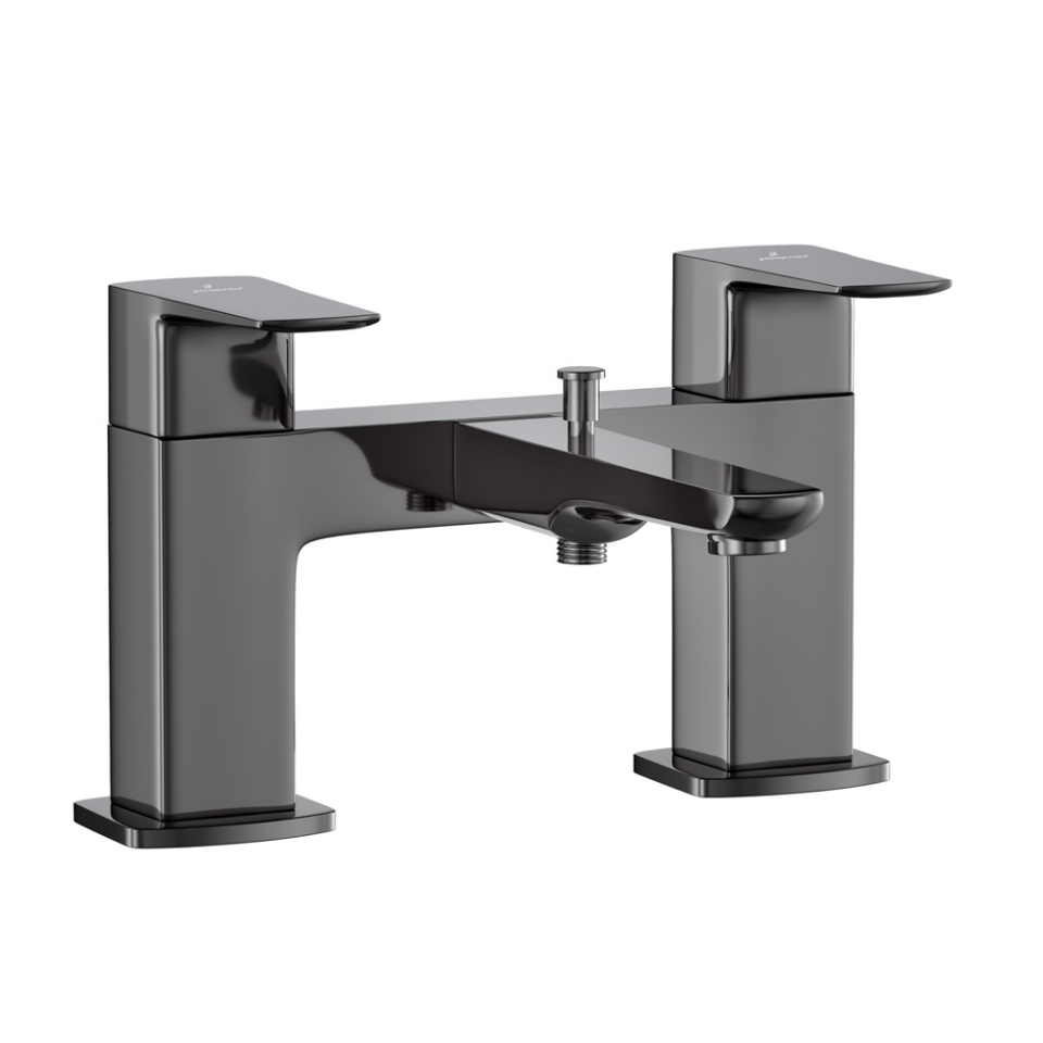 Picture of H Type Bath and Shower Mixer - Black Chrome