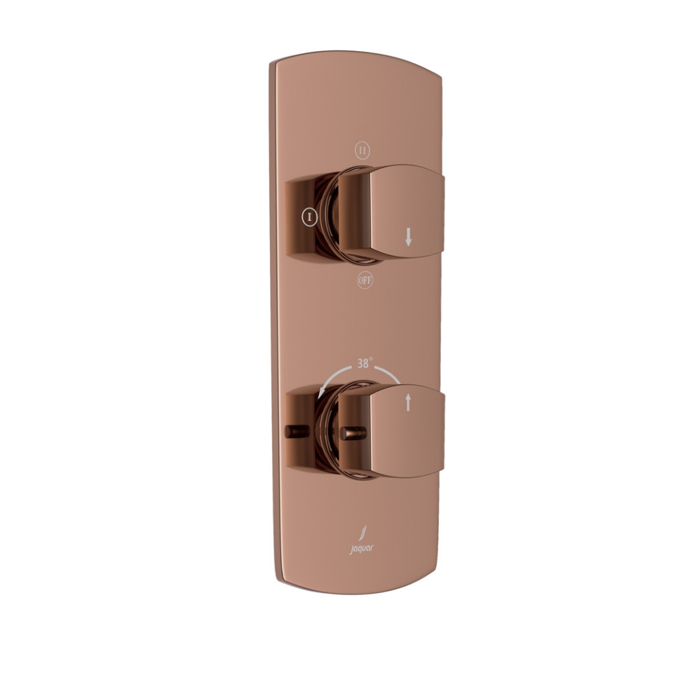 Picture of Aquamax Thermostatic Shower Mixer - Blush Gold PVD