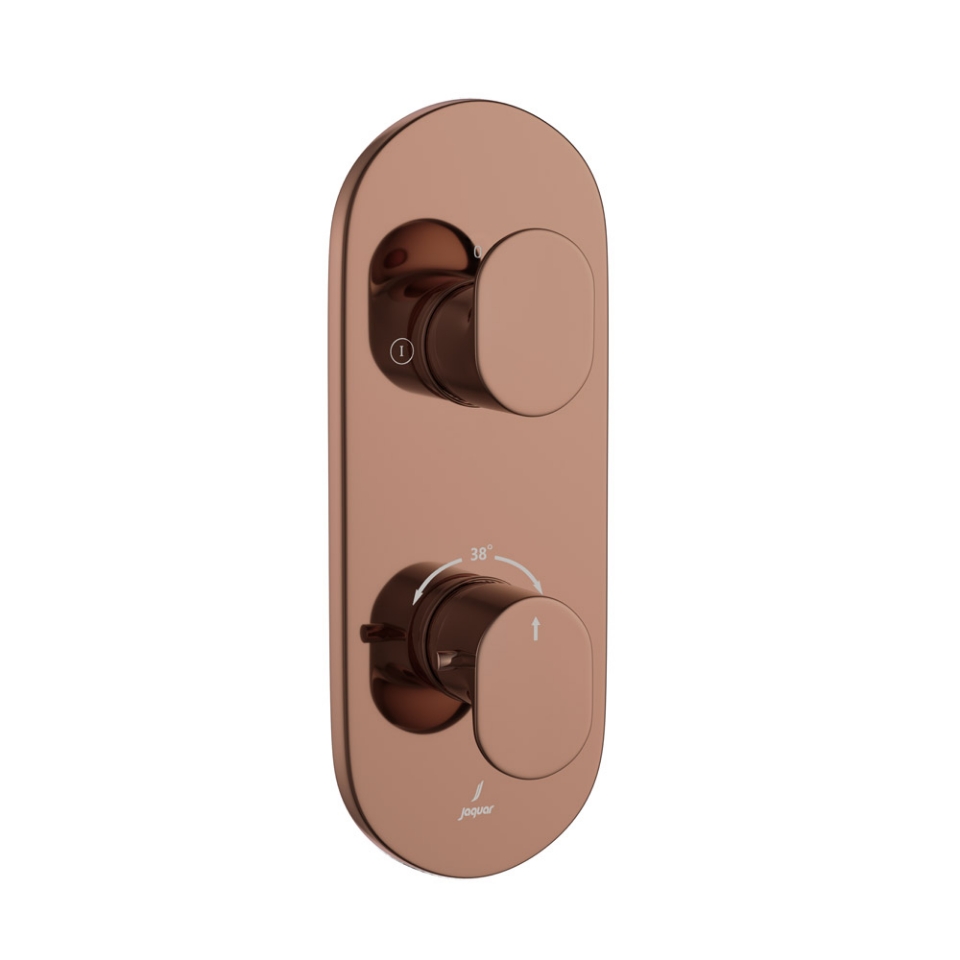 Picture of Aquamax Thermostatic Shower Mixer - Blush Gold PVD