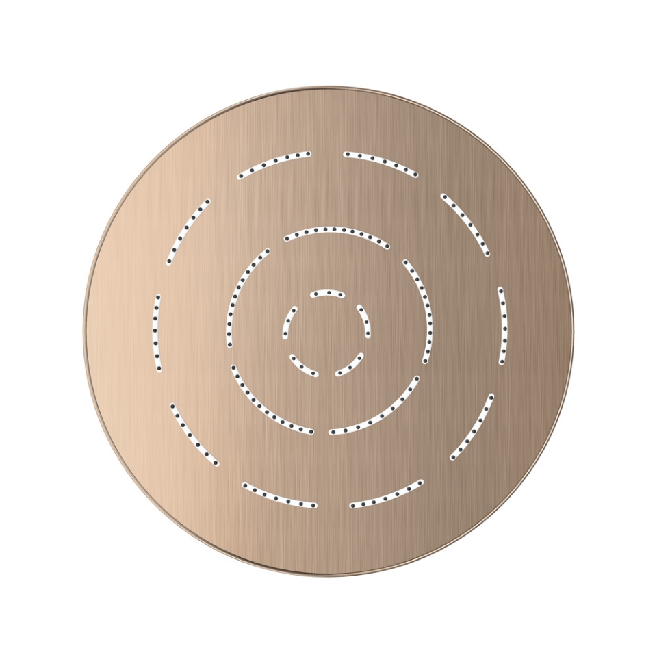 Picture of Single Function Round Shape Maze Overhead Shower - Gold Dust