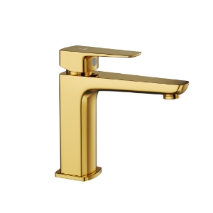 Picture of Single Lever Basin Mixer - Gold Bright PVD