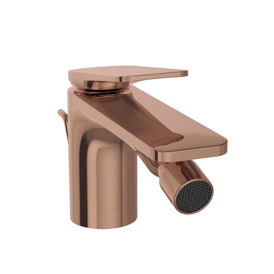 Picture of Single Lever Bidet Mixer with Popup Waste - Blush Gold PVD