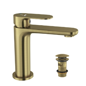 Picture of Single Lever Basin Mixer with click clack waste - Antique Bronze