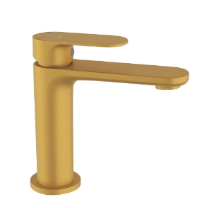 Picture of Single Lever Basin Mixer - Gold Matt PVD