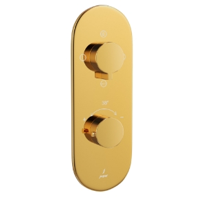 Picture of Aquamax Thermostatic Shower Mixer - Gold Bright PVD